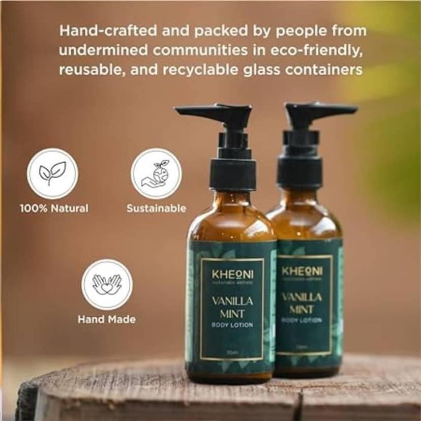 Vanilla Mint Body Lotion for Women & Men with All Day Moisturization (115 ml) view 3