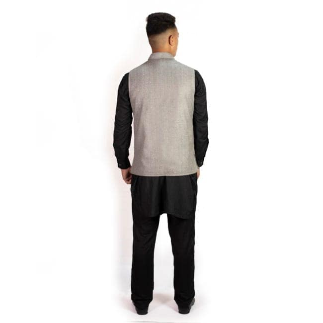 Fine Grey Jacket Pasting 1TTXGENCH01826-1 view 2
