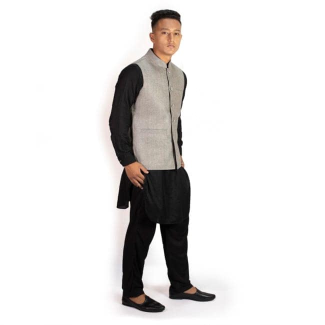 Fine Grey Jacket Pasting 1TTXGENCH01826-1 view 3
