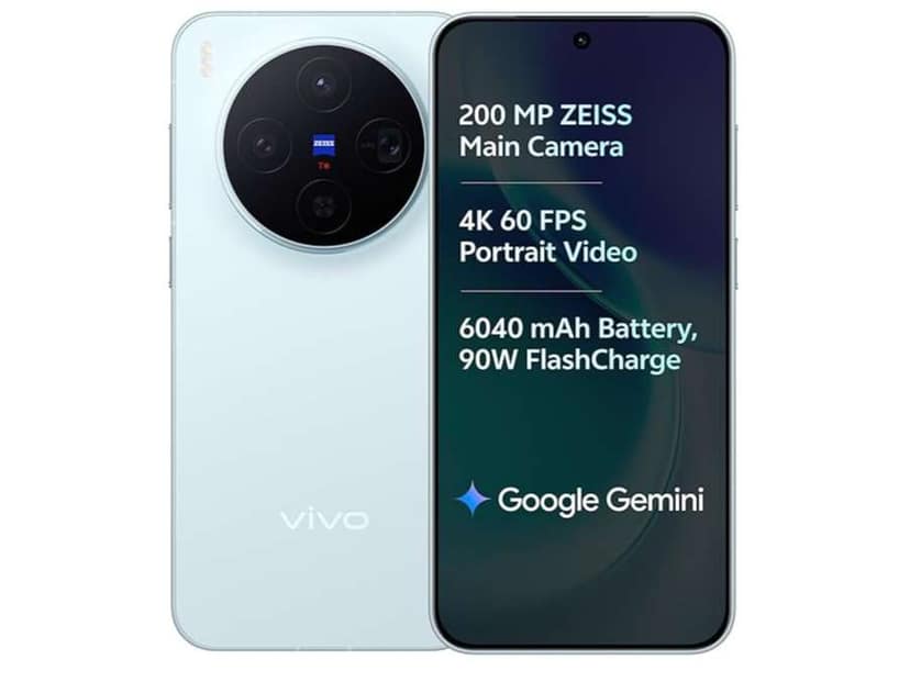 Vivo X300 5G Smartphone (16GB RAM, 512GB Storage) 5G Connectivity, FHD+ Display, Ultra-Fast Performance & Long Battery Life - Mist Blue