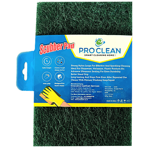 Pro Clean Scrubber Pad - Used For Cleaning, 1 pc