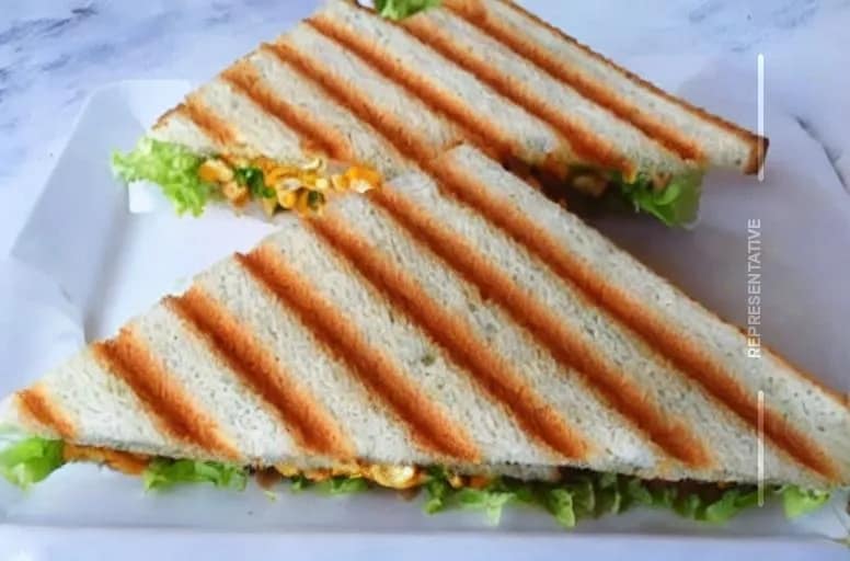 Baby Corn Masala Sandwich