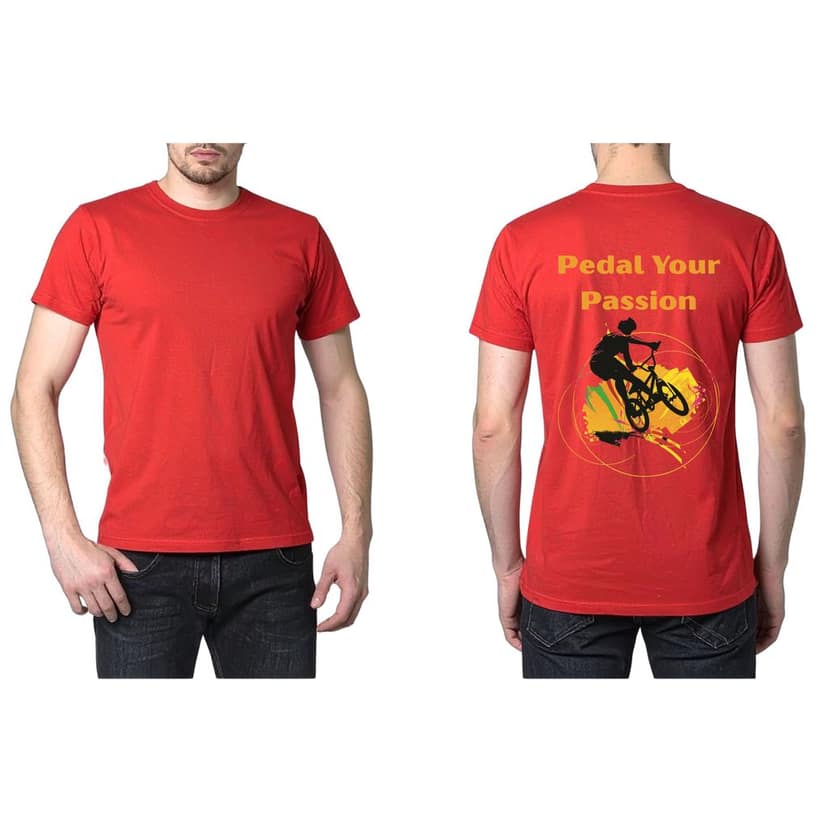 Trishoolin Sports Theme T-Shirt | Design 10386MB | Cotton Regular Fit | Crew Neck / Round Neck Half Sleeve | Pack of 1