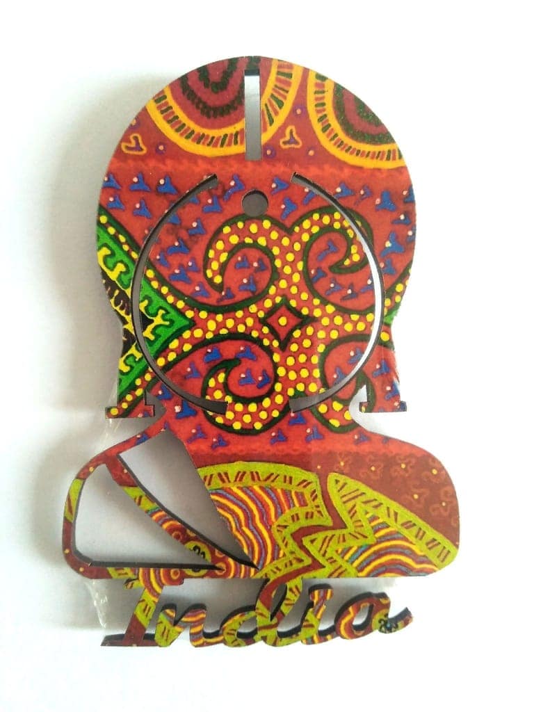 ETHEREAL ARTWORK FRIDGE MAGNET - INDIAN LADY