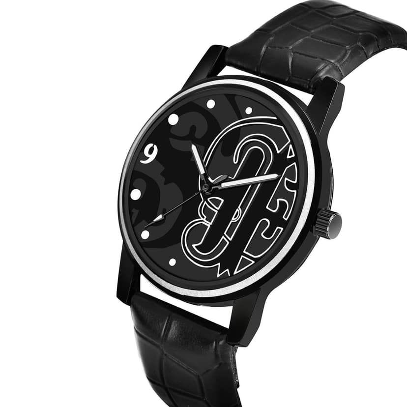 Black Professional Look Analog Watch for Men LR70 view 3