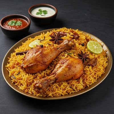 Leg Piece Chicken Biryani (Full)