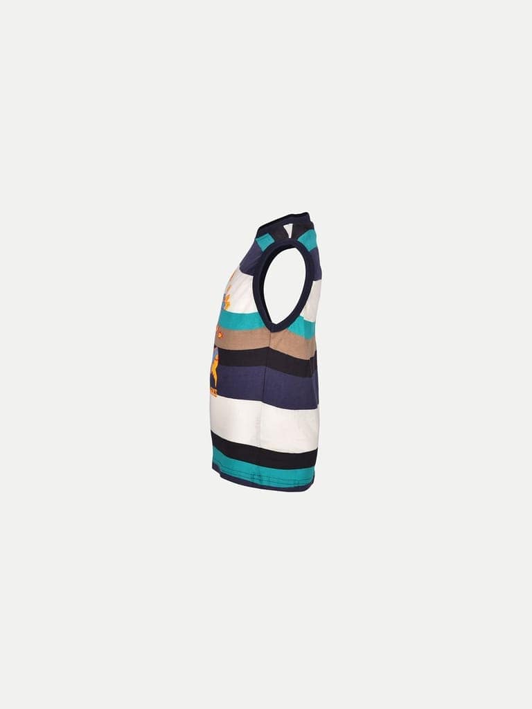 Teen Boys Multi Stripe Striper Tanktop view 3