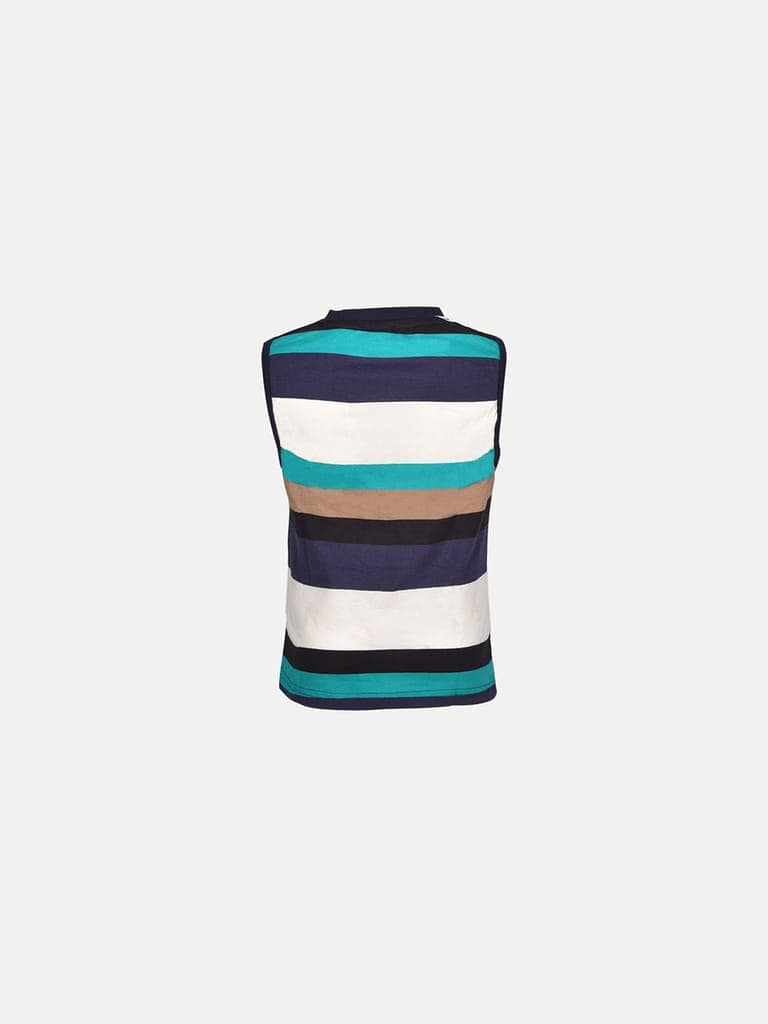 Teen Boys Multi Stripe Striper Tanktop view 4