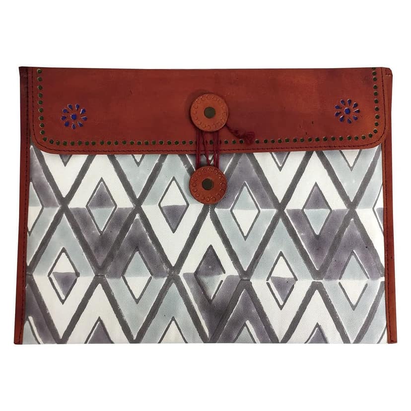 Handmade Multipurpose Leather Cover/Passport Holder/Tablet Holder by Garvi Gurjari
