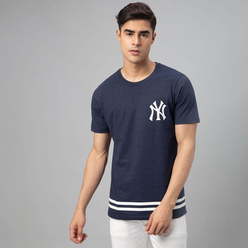 FTX Men Printed Round Neck Half Sleeve Tshirt view 5