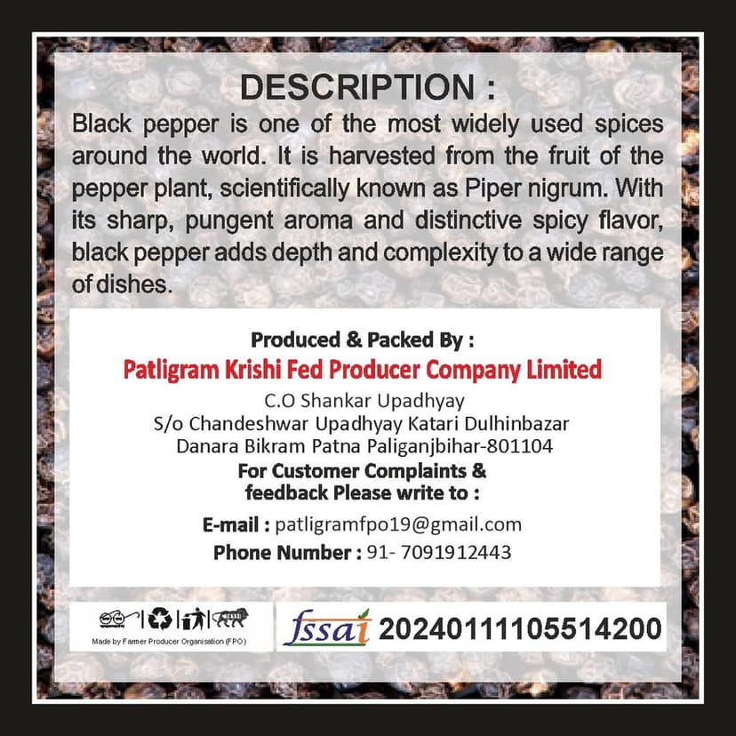 Black Pepper (pack of 2) view 4