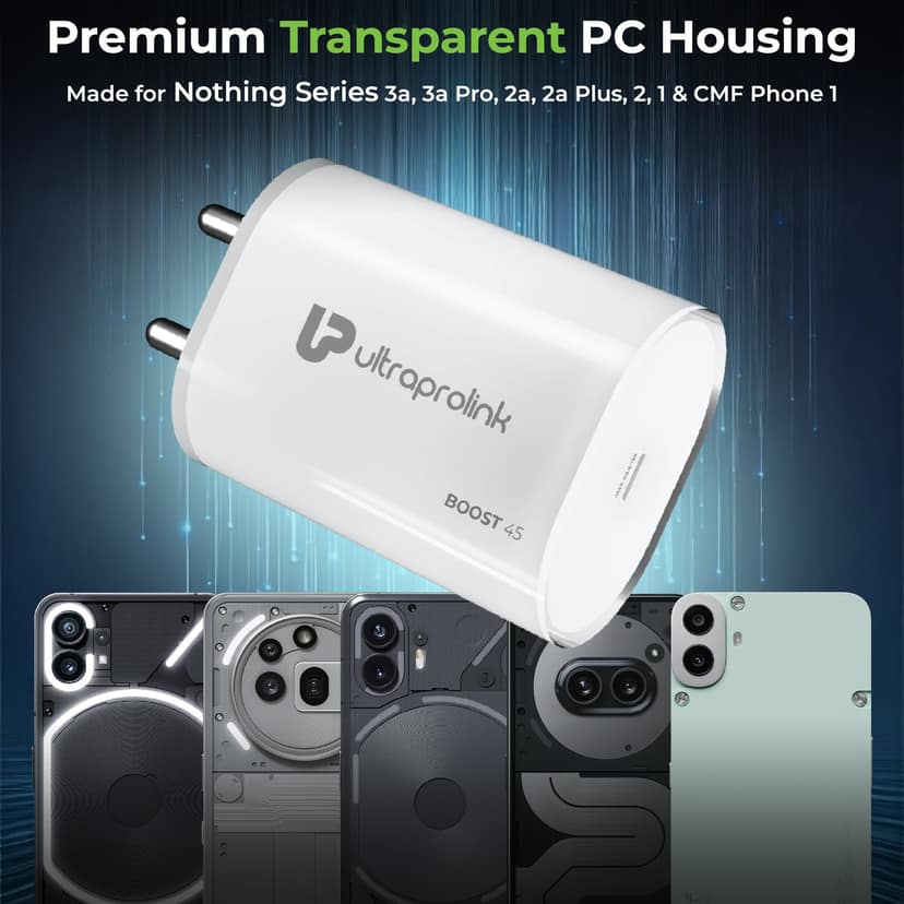 Boost 45 | Super Fast Travel Charger with Type C-C Cable | UM1133 view 2