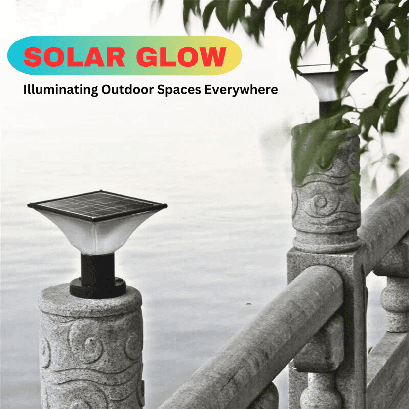 SAHAPECT 10 Watt 20 LED, Solar LED Light, Solar Gate Light, Pillar Pole Post Light, Automatic Outdoor Waterproof Light Multi Colour Lamp view 7