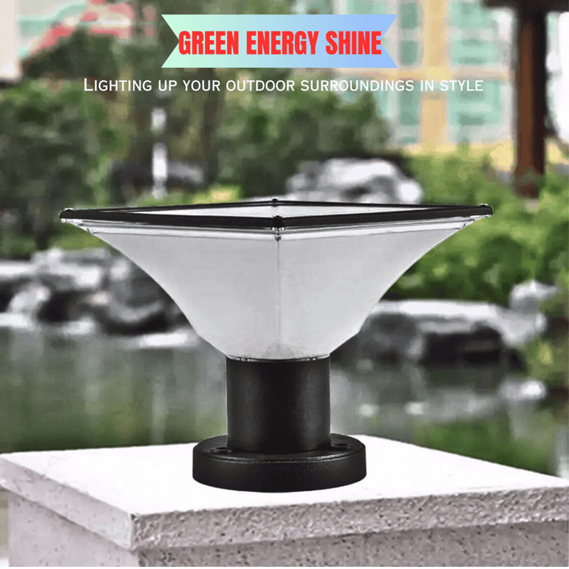 SAHAPECT 10 Watt 20 LED, Solar LED Light, Solar Gate Light, Pillar Pole Post Light, Automatic Outdoor Waterproof Light Multi Colour Lamp view 8