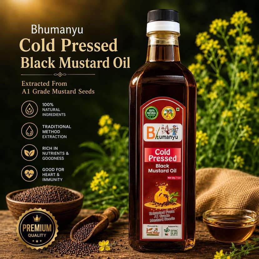 COLD PRESSED MUSTARD OIL view 2