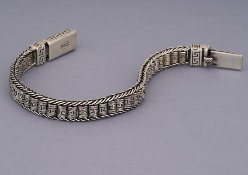 Revolving Greek Key Bracelet view 4