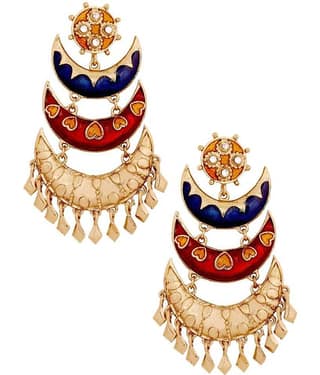 Thejewelbox Multicolour Pearl Chandeliers