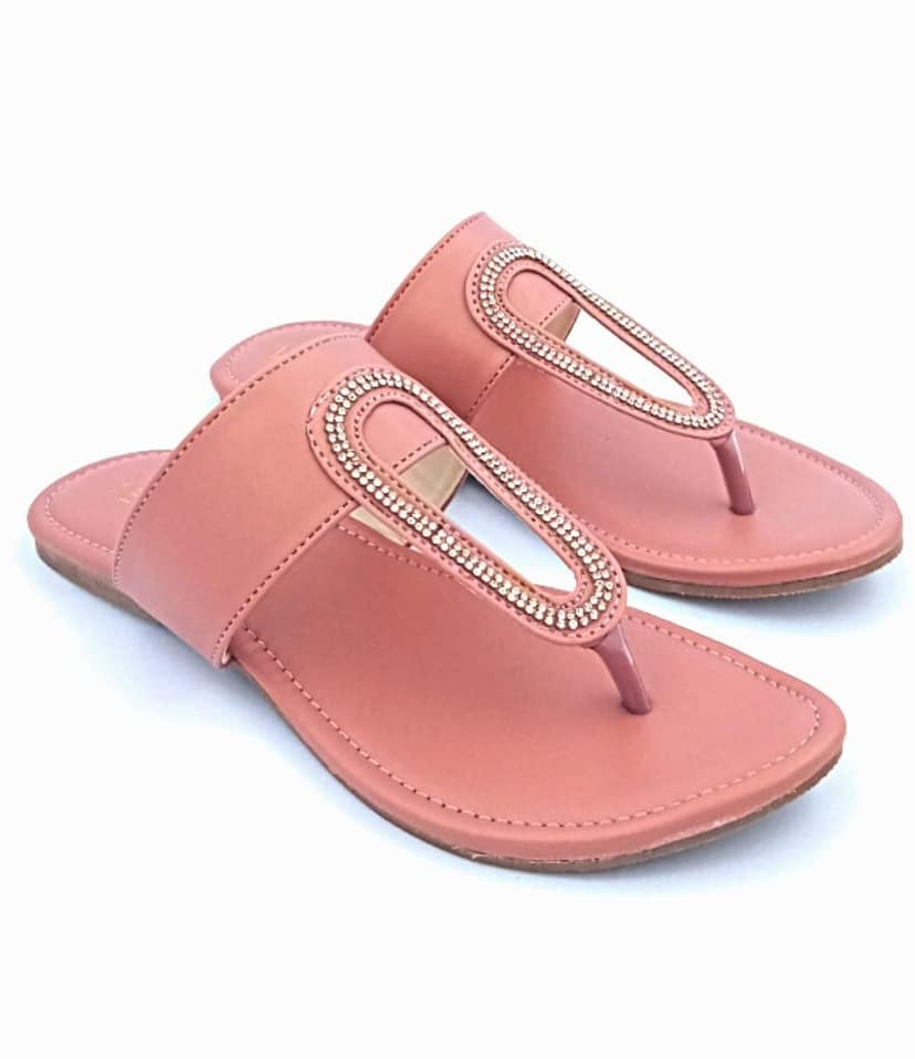 LEGS GO Peach Stylish flats for women , Casual and Ethnic Wear