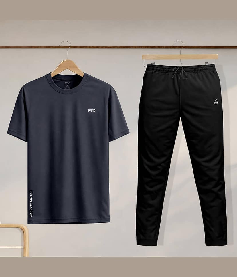FTX Grey Polyester Regular Fit Men's Tracksuit ( Pack of 1 )