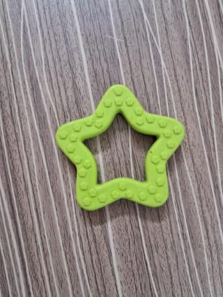Green Star Teether Toy