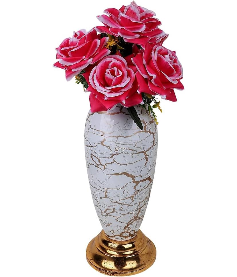 RealPBR - Pink Rose Artificial Flower ( Pack of 1 ) view 2