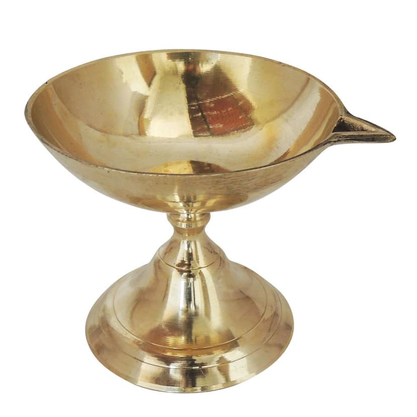 Brass Table Decor Panti Stand Deepak No. 3 (FMAS685 C) view 3