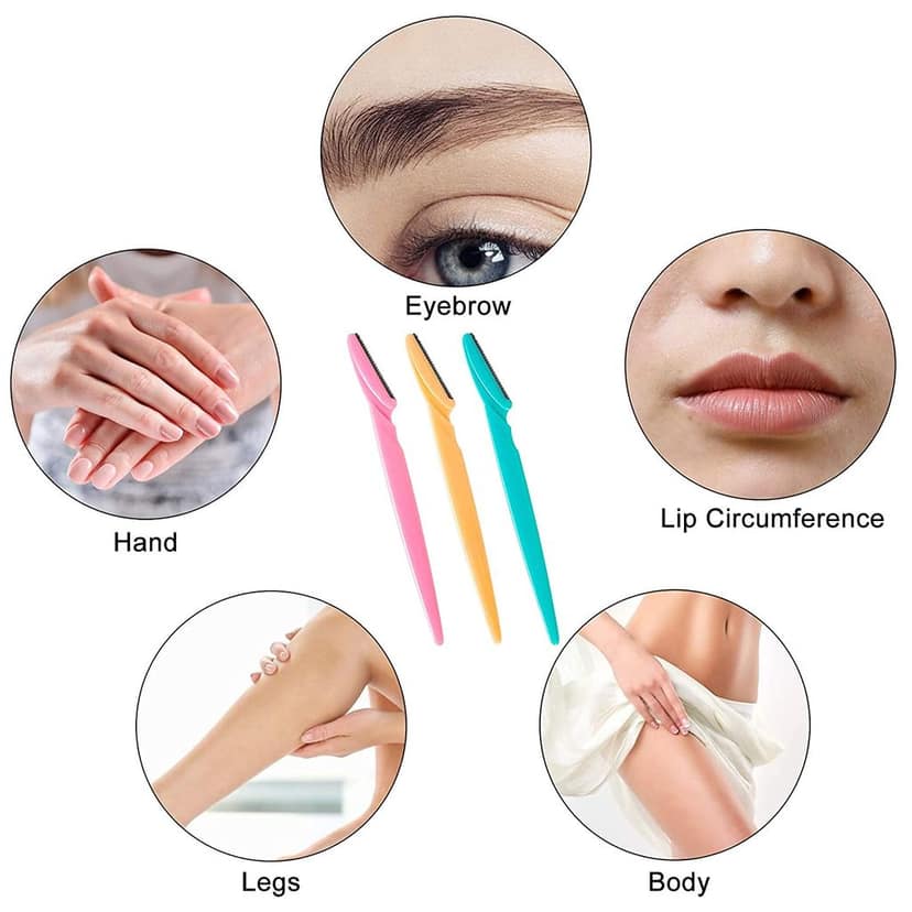 Ossden Eyebrow Painless Facial Hair Remover Razor for Face 3pcs view 4