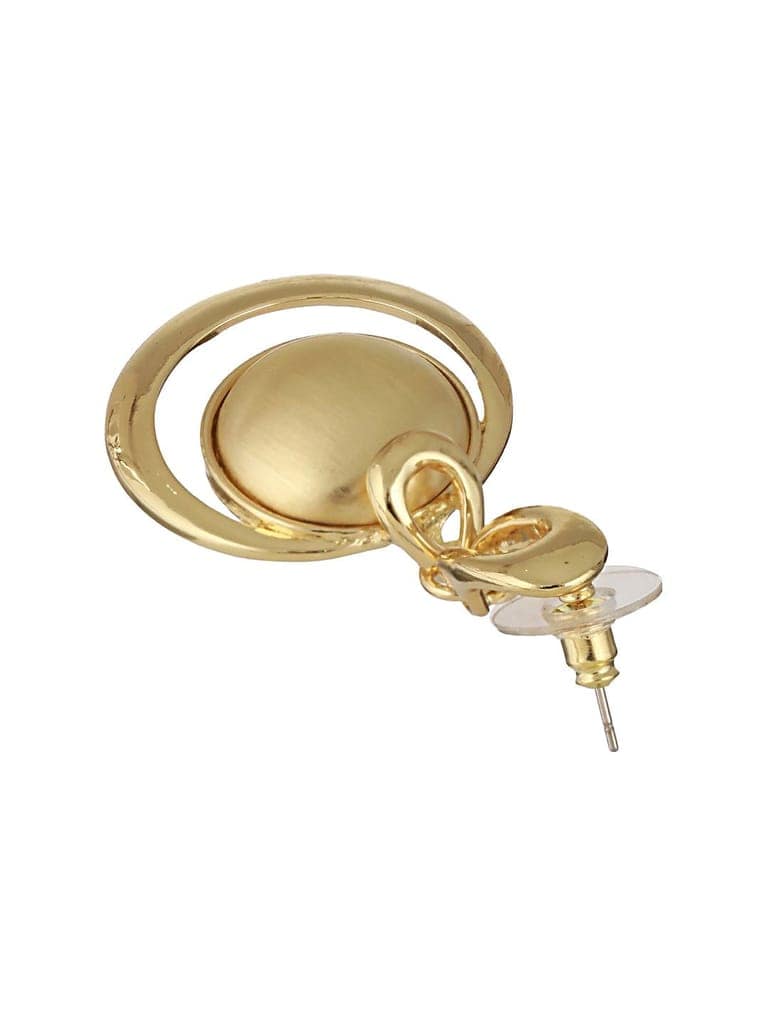 Anti-Tarnish Gold Plated Concentric balls Minimal Drop earrings view 6
