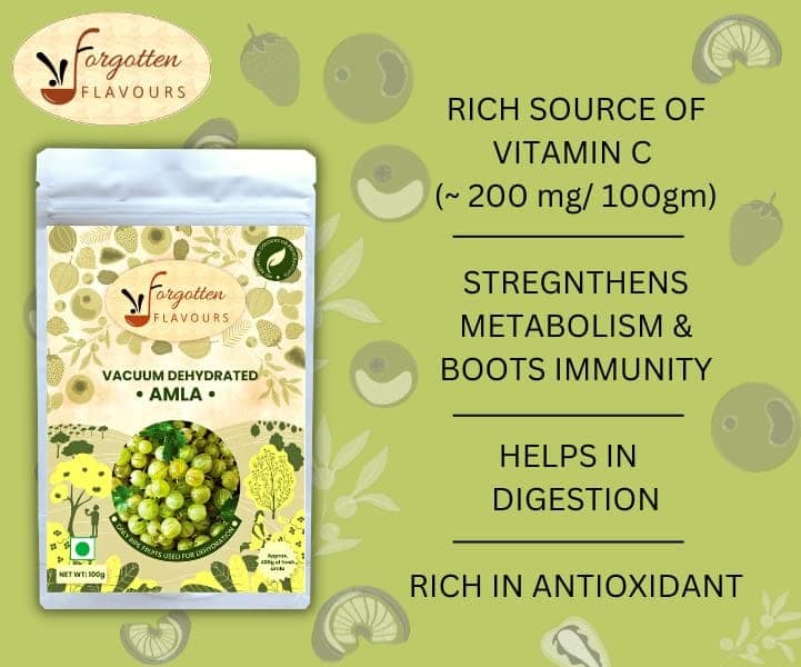 Forgotten Flavours Dehydrated Amla Candy | Dried Indian gooseberry | Vaccum Dehydrated | No Artificial Preservatives or Color | No Added Sulphur (Pack of 2) view 5