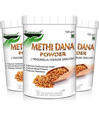 Rawmest 100% Pure Methi Dana Powder For Hair 300gm