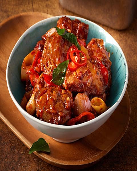 Devilled chicken