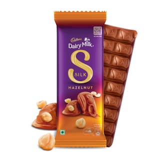 Cadbury Dairy Milk Silk Hazelnut Chocolate Bars, 143 g