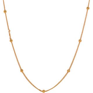 Hetprit Golden Colour Beautiful Necklace For Women