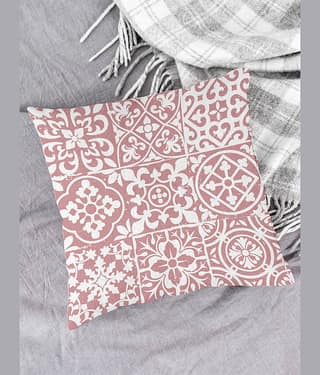 Houzzcode - Water Repellent Peach Polyester Pillow Covers 40x40x3 ( Pack of 1 )