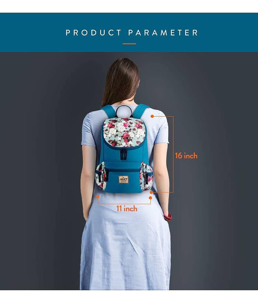 Lunar's 19 Ltrs Red Backpack view 2