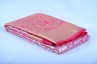 Buy Pink Banarasi Silk Saree