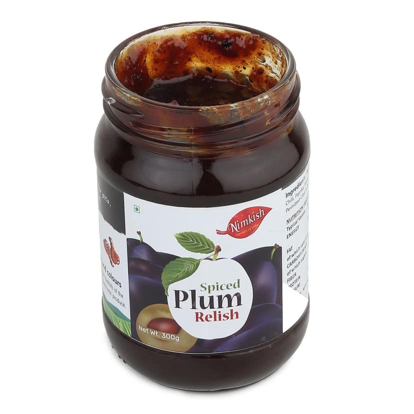 Nimkish Spicy Plum Relish | Himalayan Artisanal Chutney | No Preservatives | Made in Kullu view 3