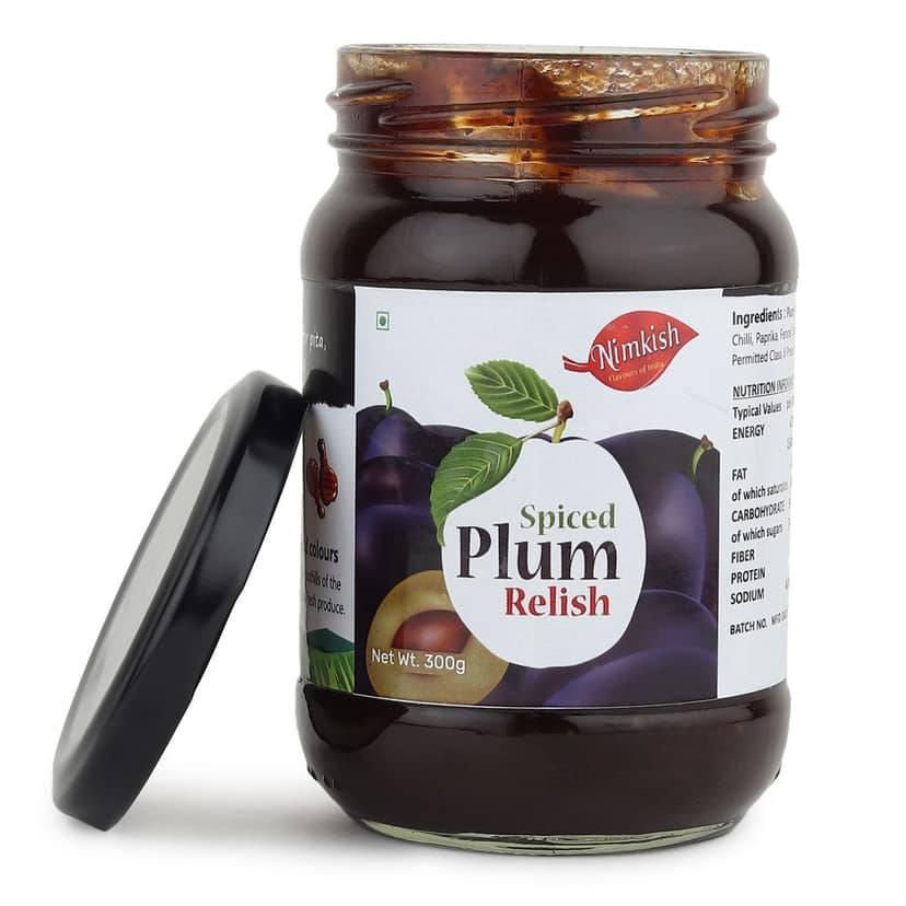 Nimkish Spicy Plum Relish | Himalayan Artisanal Chutney | No Preservatives | Made in Kullu view 4