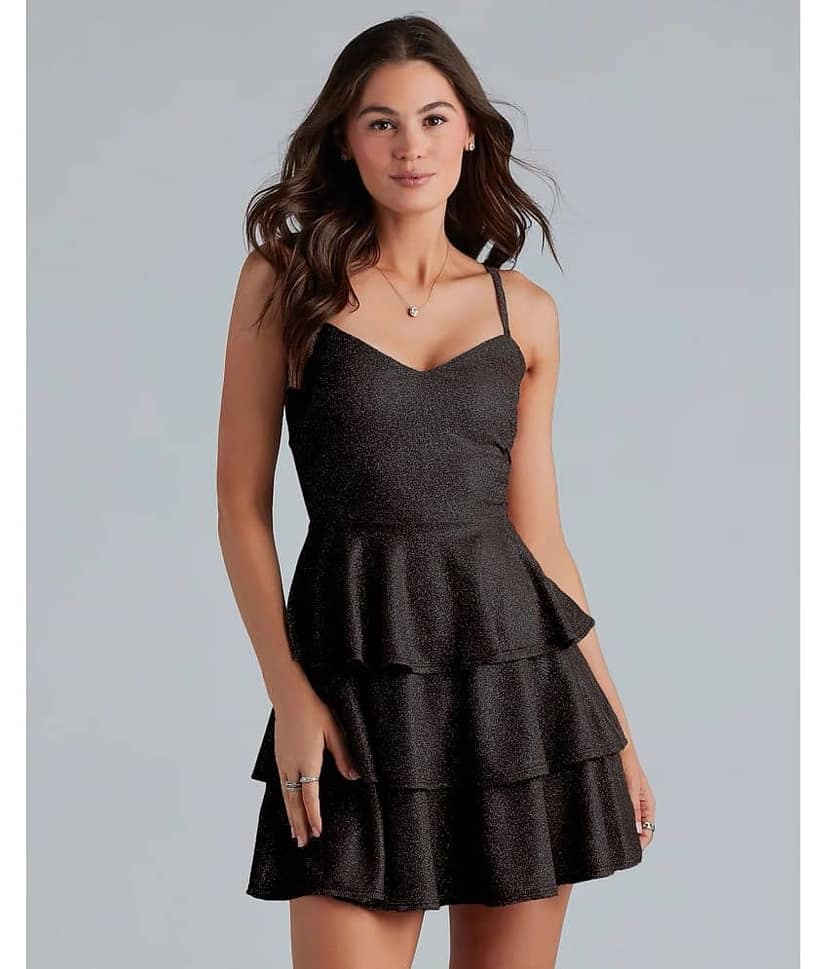 Addyvero Women Polyester Embellished Fit & Flare Dress ( Maroon )