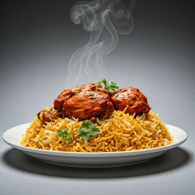 Chicken Dum Biryani+Chicken Kebab Combo