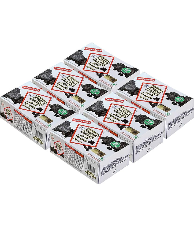 Kimia Dates Original Mazafati Dates Juicy & Delicious Khajoor Healthy Snacks 400 gm (Pack of 6) view 2