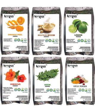 Keegan - Natural Glow Facial Kit For All Skin Type ( Pack of 6 )
