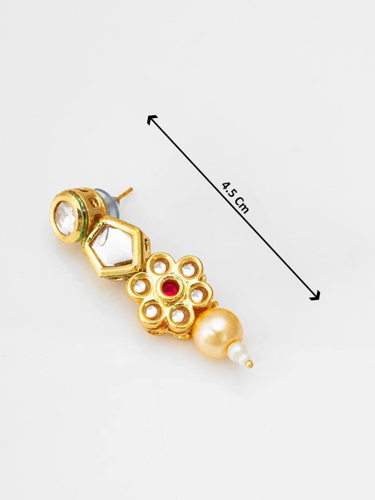 Morison Golden Teardrop Filigree Earrings Intricate Beauty in Every Drop view 3