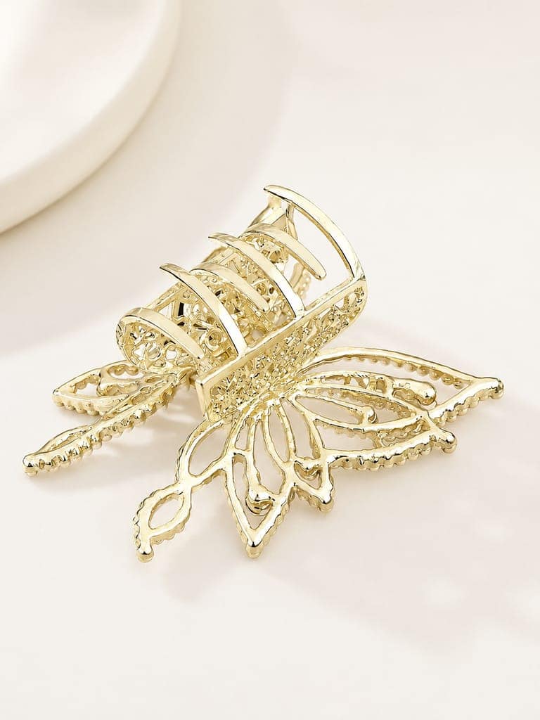 Elegant Butterfly Metal Hair Claw view 3
