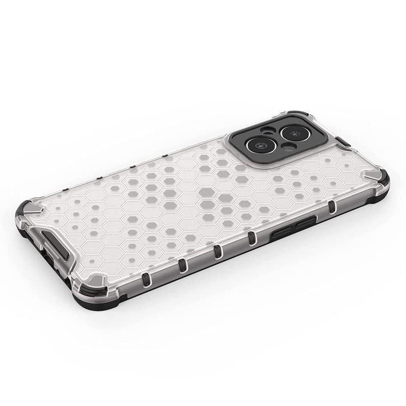 Faircost for Oppo F21 Pro 5G Hybrid Shockproof Back Cover Hard Outside Soft Inside- (Polycabonate::Transparent) view 4