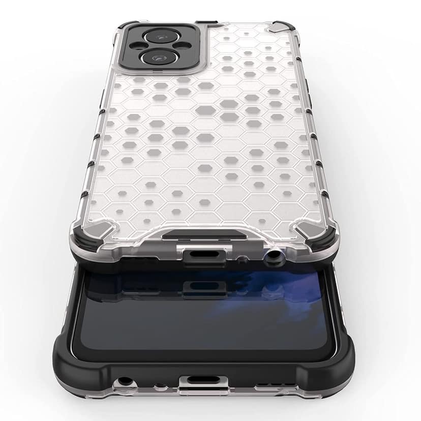 Faircost for Oppo F21 Pro 5G Hybrid Shockproof Back Cover Hard Outside Soft Inside- (Polycabonate::Transparent) view 6