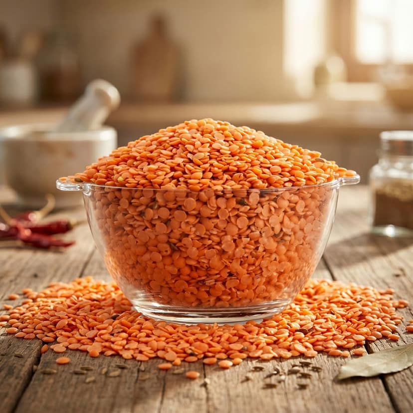 Organic Masoor Dal - 500 gm view 3