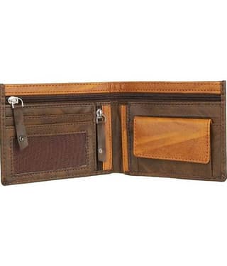 HRFSTAR PU Solid Men's Regular Wallet With 4 Slots For Card ( Brown , Pack of 1 )