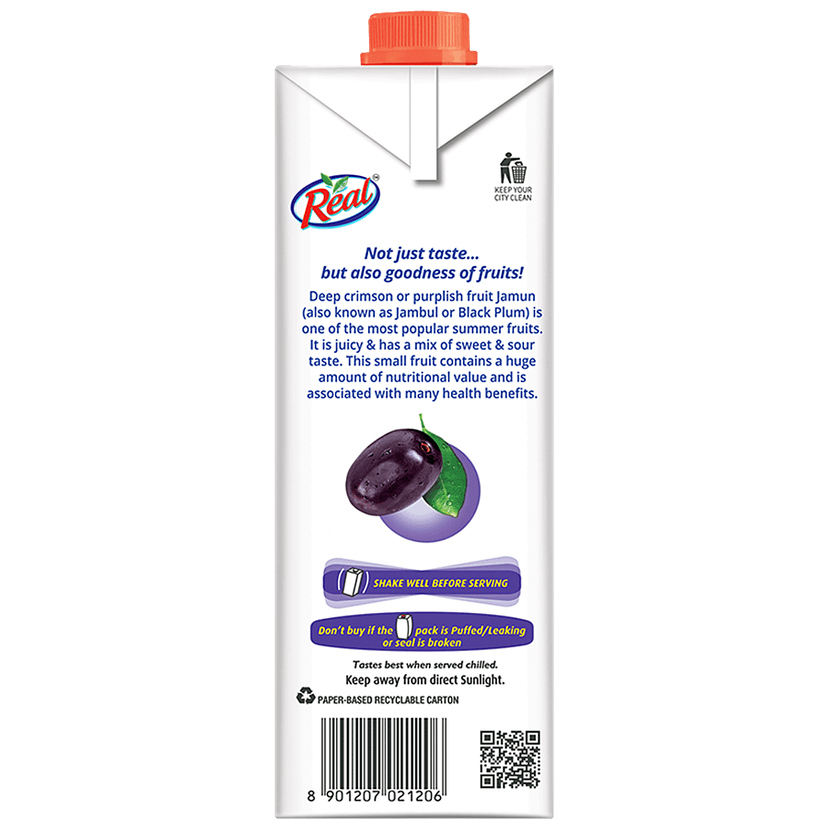 Real Activ Wellnezz Jamun Juice, 1 L view 2