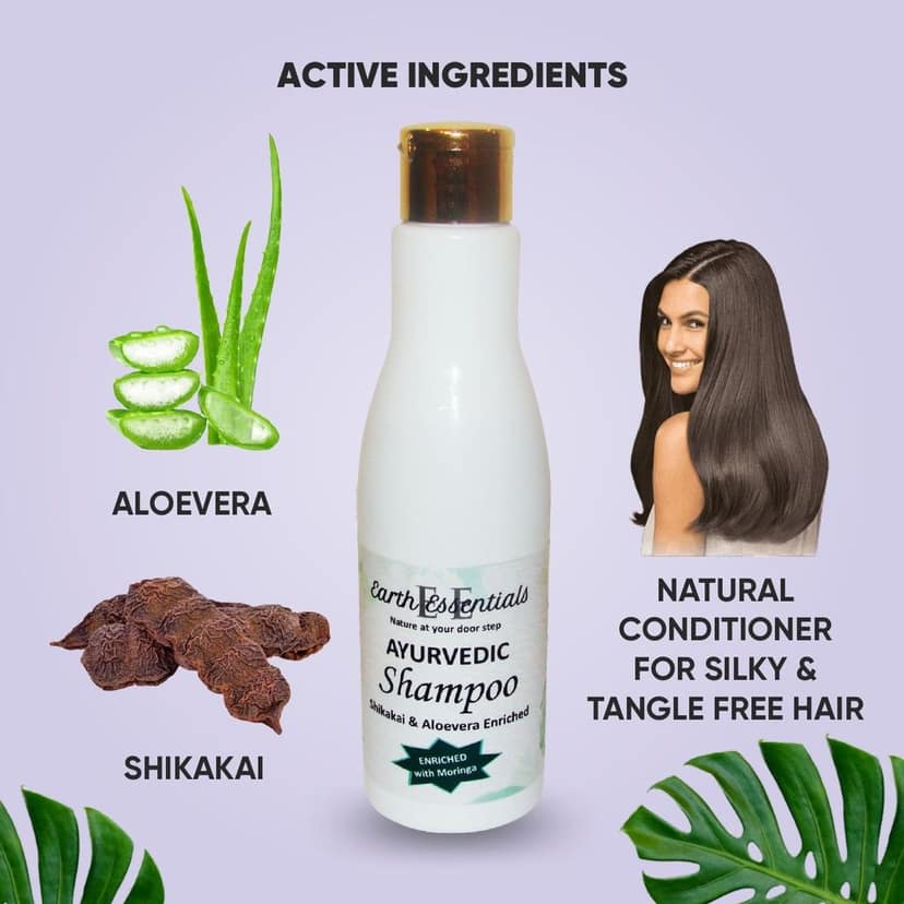 Herbal Shampoo with Moringa Sulfate Free view 3